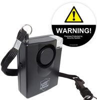 Multiuse Personal, Door, Window Alarm w/Removable Vinyl Warning Decal