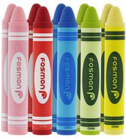 Fosmon Youth Series Kids Stylus Pen for Apple iPad Air Mini Pro, Kids Edition Tablet, Dragon Touch, Galaxy Tab A E, Leapfrog Epic LeapPad, Nabi JR, Chromo Android Tablets Smartphones (10 Pack)