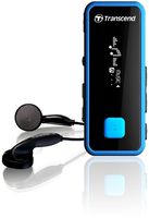Transcend 8GB Digital Music Player and FM Radio MP350 (Black/Blue)