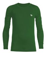 BALEAF Boys' & Girls' Youth Compression Shirts Long Sleeve Undershirts Performance Baselayer Green Size S
