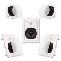 Acoustic Audio HT-55 in Wall in Ceiling 1000 Watt Home Theater 5 Speaker System