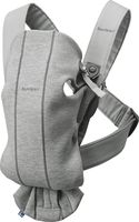BABYBJÖRN Baby Carrier Mini, 3D Jersey, Light Gray