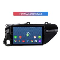 Foof Android Car Navigation Stereo with 10 Inches Touch Screen for Toyota Hilux 2016-2018 Car Entertainment Multimedia Radio,WiFi/BT Tethering Internet,Support 64G SD &More,4gwifi2g+32g