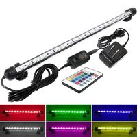 MingDak Fish Aquarium Tank Light - Aquarium Background Light,Wireless Remote Control,RGB Colored Changing, Underwater Submersible LED Light,15 inch 21 LEDs