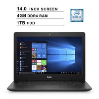 2019 Newest Premium Dell Inspiron 14 3000 Laptop (Intel Core i3-8145U up to 3.9GHz, 4GB DDR4 RAM, 1TB HDD, Intel UHD 620, WiFi, Bluetooth, HDMI, Windows 10 Home, Black)