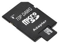 Top Dawg 32 GB Micro Class 10 SD Card with Adapter, Black, ultra-compact (TD32GBMSD)