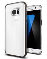 Spigen Neo Hybrid Crystal Galaxy S7 Edge Case with Flexible Inner Casing and Reinforced Hard Bumper Frame for Samsung Galaxy S7 Edge 2016 - Gunmetal