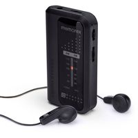 Memorex MR4240 Portable AM/FM Pocket Radio, Black