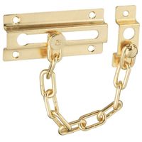 National Hardware N183-590 V807 Door Chain in Brass