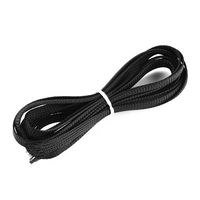 uxcell 13Ft 8mm Wide Nylon Mesh Rigging Conduit Flex Expandable Sleeving Black