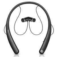 Bluetooth Headphones, BestOnly Wireless Neckband Headset Stereo Earbuds (Black)