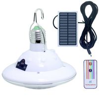 LISOPO 22LED Solar Remote Control Lights,Portable Outdoor Solar Lamp Hooking Garden Camp Emergency Lighting Chandelier