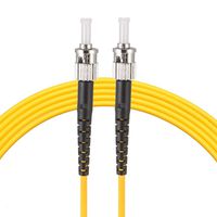 uxcell 3M 10Ft ST to ST Duplex Fiber Optic Cable Jumper Optical Patch Cord ST-ST 2pcs