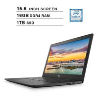 Dell Inspiron 15 5000 15.6-Inch FHD 1080P Laptop, Intel Dual Core i7-7500U up to 3.5 GHz, Intel HD Graphics 620, 16GB DDR4 RAM, 1TB PCle SSD, HDMI, WiFi, Bluetooth, Windows 10 Home