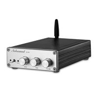 Nobsound Bluetooth 4.0 TAS5613 300W (150W+75W×2) High Power Class D Digital Amplifier; 2.1 Channel Subwoofer Hi-Fi Audio Amp (Without Power Supply)