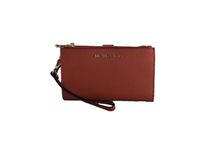 Michael Kors Jet Set Travel Large Double Zip Wristlet - Terracotta