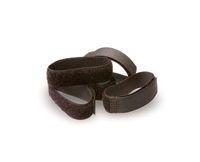 Hosa WTI-148-100 Black Hook and Loop Cable Organizers, 100-Pack