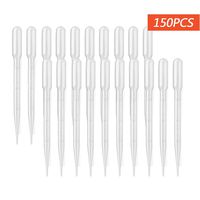 moveland 150PCS 3ML Plastic Transfer Pipettes with Scale, Essential Oils Dropper for Lab and Makeup