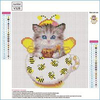 Meidexian888 DIY Diamond Painting, 5D Embroidery Paintings Rhinestone Pasted DIY Diamond Painting Cross Stitch 30x30cm