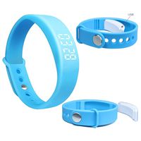 3D LED USB Sports Smart Watch HYSJY®Smart Bracelet&Sports Wristband With smart reminder Calorie 3D Pedometer Time Temprature (Blue)