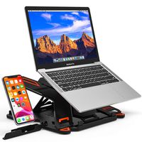 Besign Adjustable Laptop Stand, Ergonomic Riser Notebook Computer Holder Stand Compatible with MacBook Air Pro, Dell XPS, HP, Lenovo More 10-17" Laptops