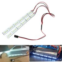 ShareGoo 24 LEDs Chassis Light Aluminum LED Strip 6V for 1/10 1/8 RC Car Crawler Buggy,White