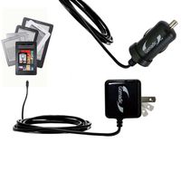 Gomadic Essential Kit for The Amazon Kindle All Models Including The Fire/HD/HDX/DX/Touch/Keyboard (WiFi and 3G) Includes a Car and Wall Charger