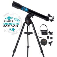 Celestron Astro Fi 90 Wi-Fi Refractor Wireless Refracting Telescope, Black (22201)