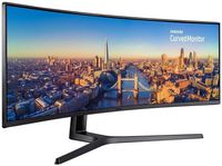 Samsung CJ890 Series 49 inch 3840x1080 Super Ultra-Wide Desktop Monitor for Business, 144 Hz, USB-C, HDMI, DisplayPort, 3-Year Warranty (C49J890DKN)