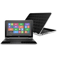 Mightyskins Skin Compatible with Hp Pavilion X360 15.6" (2016) - Black Argyle | Protective, Durable, and Unique Vinyl Decal Wrap Cover | Easy to Apply, Remove, and Change Styles | Made in The USA