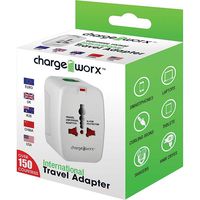 Charge Worx International Travel Adapter