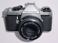 Pentax ME Super 35mm SLR Camera Package