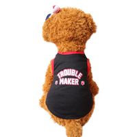 Howstar Pet Vest, Summer Sporty Pet Puppy Small Dog Cat Vest Apparel Clothes (Black, M)