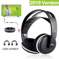 Monodeal Wireless Headphone for TV Watching Listening, Rechargeable Wireless TV Headset with Charging Dock Transmitter, Ideal TV Headset with Volume Control for All and The Seniors