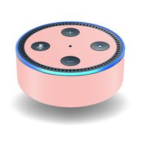 MightySkins Skin Compatible with Amazon Echo Dot (2nd Gen) - Solid Blush | Protective, Durable, and Unique Vinyl Decal wrap Cover | Easy to Apply, Remove, and Change Styles | Made in The USA