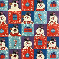 Frosty The Snowman Christmas Gift Wrap 60 Square Feet Roll