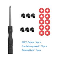 Jker Tech M.2 SSD Drives Mounting Screws Kit Components for Asus Gigabyte ASRock Motherboard and NGFF