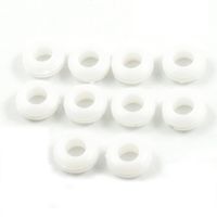 uxcell 10 Pcs 9mm Inner Diameter White Rubber Armature Bar Firewall Grommets