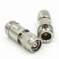N Female Jack to RP-TNC Male Jack Center RF Coaxial Adapter Connector Quick USA Shipping