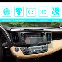 8X-SPEED for 2015 2016 2018 Toyota RAV4 7-Inch 152x91mm Car Navigation Screen Protector HD Clarity 9H Tempered Glass Anti-Scratch, in-Dash Media Touch Screen GPS Display Protective Film