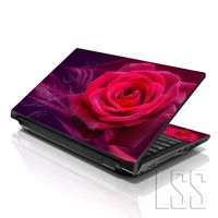 LSS 10 10.2 inch Laptop Skin Cover Compatible with HP Dell Lenovo Apple Asus Acer Compaq - Fits 7" 8" 8.9" 10" 10.2" (2 Wrist Pads Free) Pink Rose Floral