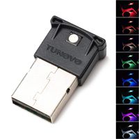 (Qty: 1) Mini USB LED Light, RGB Car LED Interior Lighting Kit, DC5V Smart USB LED Atmosphere Light, Laptop Keyboard Light Home Decoration Night Lamp (Color: Adjustable Brightnes, 8 Color Change)