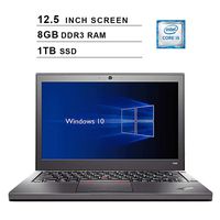2020 Premium Lenovo Thinkpad X240 12.5 Inch Business Laptop (Intel Dual Core i5-4300U up to 2.9GHz, 8GB DDR3 RAM, 1TB SSD, Intel HD 4400, WiFi, Bluetooth, Windows 10 Pro) (Renewed)