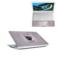 MightySkins Skin Compatible with HP Chromebook 14" (2018) - Pug Life | Protective, Durable, and Unique Vinyl Decal wrap Cover | Easy to Apply, Remove, and Change Styles | Made in The USA