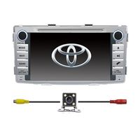 6.2 Inch Touchscreen Monitor Car GPS Navigation System for TOYOTA Hilux 2012-2015 Car Stereo DVD Player+Bluetooth+Radio+Steering Wheel Control+RDS+Free Backup Camera+Free US Map by Indiny