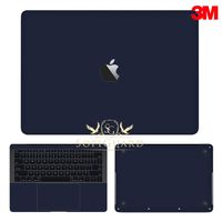 SopiGuard 3M Matte Navy Blue Full Body Precision Edge-to-Edge Coverage Vinyl Sticker Skin for Apple MacBook Pro 13 No Touch Bar (A1708)