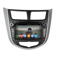 XTTEK 7 inch HD 1024x600 Multi-touch Screen in dash GPS Navigation System for Hyundai Accent 2012 2013 2014 2015 2016 Quad Core Android DVD Player+Bluetooth+WIFI+SWC+Backup Camera+North America Map