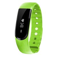 Fitness Activity Tracker, ID101 Heart Rate Monitor, Bluetooth 4.0 Smart Bracelte with Pedometer Sleep Monitor,Message Remind,Anti-Lost for Android or Above and iOS or Above Smartphone