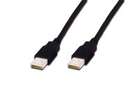 ASSMANN USB 2.0 HighSpeed Connection Cable USB A M (plug)/USB A M (plug) 1m blac