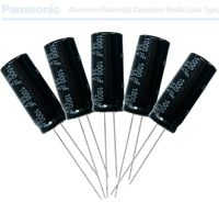 5X Panasonic FS 1000uF 35v Low-ESR Radial Capacitors 10000HR @105°C 10 X 25mm